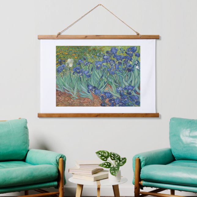 Vincent Van Gogh, Irises, Les Iris Hanging Tapestry (Living Room)
