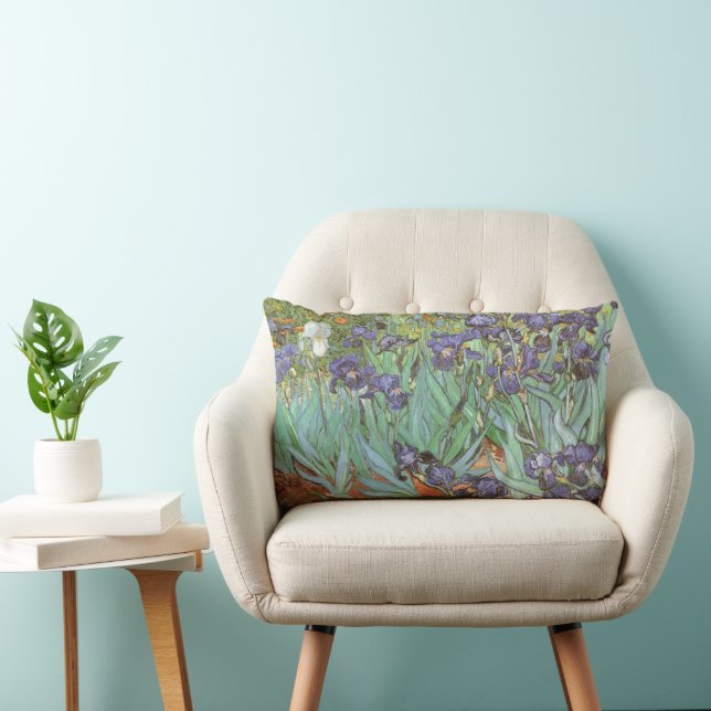 Vincent van Gogh - Irises Lumbar Cushion (Chair)
