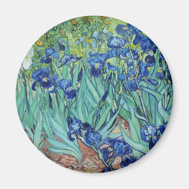 Vincent van Gogh Irises Magnet (Front)