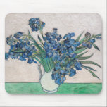 Vincent van Gogh - Irises Mouse Pad<br><div class="desc">Irises / Still Life: Vase with Irises - Vincent van Gogh,  Oil on Canvas,  1890</div>