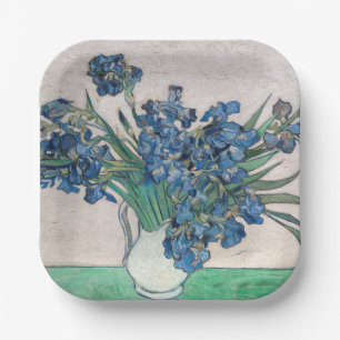 Vincent van Gogh - Irises Paper Plate