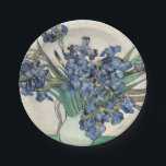 Vincent Van Gogh - Irises Paper Plate<br><div class="desc">Vincent Van Gogh - Irises</div>