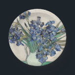 Vincent Van Gogh - Irises Paper Plate<br><div class="desc">Vincent Van Gogh - Irises</div>