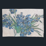 Vincent van Gogh - Irises Pillowcase<br><div class="desc">Irises / Still Life: Vase with Irises - Vincent van Gogh,  Oil on Canvas,  1890</div>