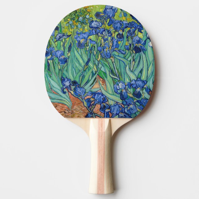 Vincent Van Gogh - Irises Ping Pong Paddle (Front)