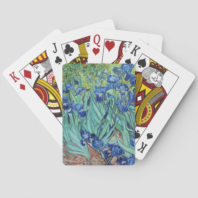 Vincent van Gogh Irises Playing Cards (Back)