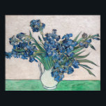 Vincent van Gogh - Irises Poster<br><div class="desc">Irises / Still Life: Vase with Irises - Vincent van Gogh,  Oil on Canvas,  1890</div>