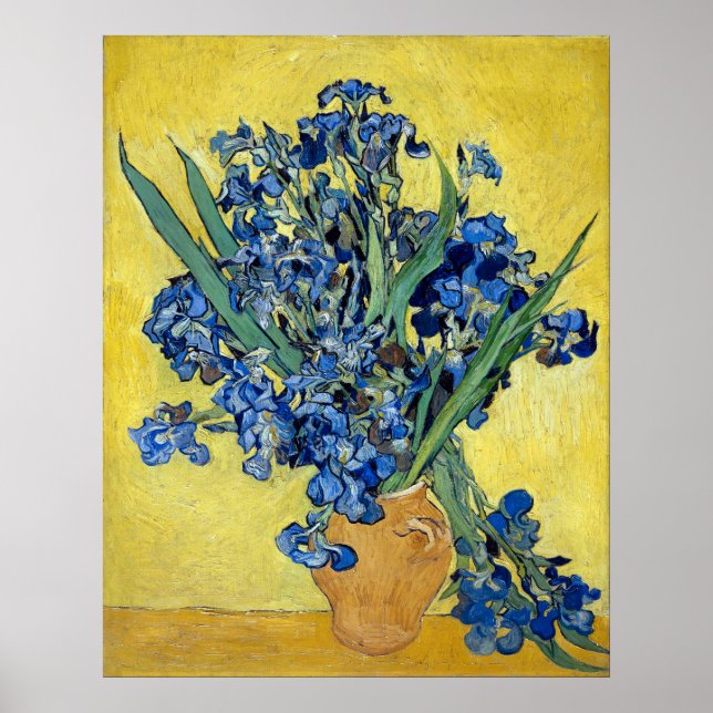 Vincent van Gogh Irises Poster (Front)