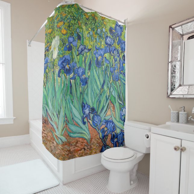 Vincent Van Gogh - Irises Shower Curtain (In Situ)