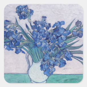 Vincent Van Gogh. Irises    Square Sticker