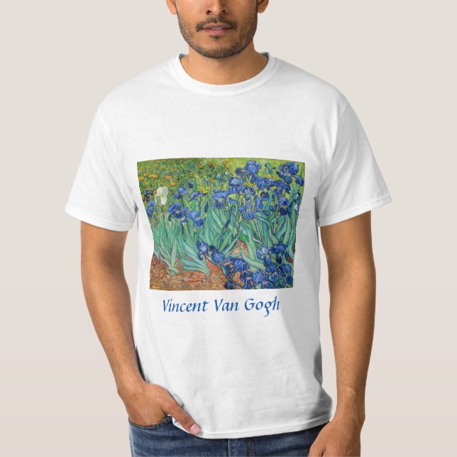 Vincent Van Gogh - Irises T-Shirt (Front)