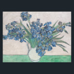 Vincent van Gogh - Irises Tablecloth<br><div class="desc">Irises / Still Life: Vase with Irises - Vincent van Gogh,  Oil on Canvas,  1890</div>
