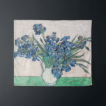 Vincent van Gogh - Irises Tapestry<br><div class="desc">Irises / Still Life: Vase with Irises - Vincent van Gogh,  Oil on Canvas,  1890</div>