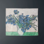 Vincent van Gogh - Irises Tapestry<br><div class="desc">Irises / Still Life: Vase with Irises - Vincent van Gogh,  Oil on Canvas,  1890</div>
