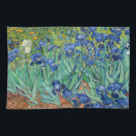 Vincent Van Gogh - Irises Tea Towel<br><div class="desc">Irises / Iris - Vincent Van Gogh,  1889</div>
