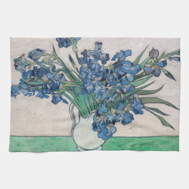 Vincent van Gogh - Irises Tea Towel (Horizontal)