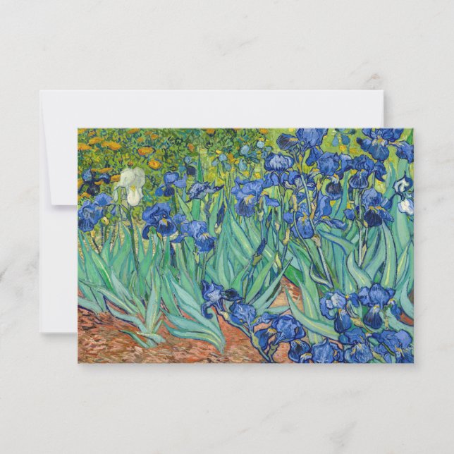 Vincent Van Gogh - Irises Thank You Card (Front)