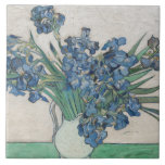Vincent van Gogh - Irises Tile<br><div class="desc">Irises by Vincent van Gogh,  1890. Oil on canvas.</div>