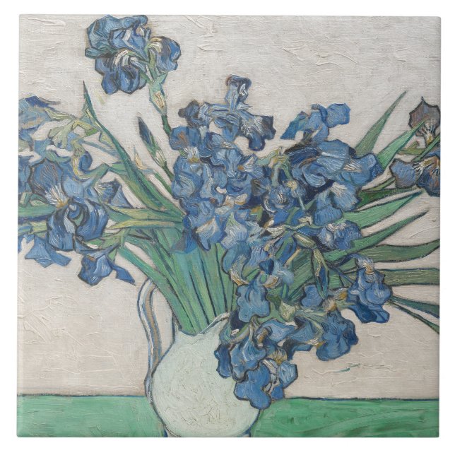 Vincent van Gogh - Irises Tile (Front)