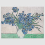 Vincent van Gogh - Irises Tissue Paper<br><div class="desc">Irises / Still Life: Vase with Irises - Vincent van Gogh,  Oil on Canvas,  1890</div>