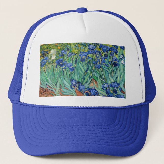 Vincent Van Gogh - Irises Trucker Hat (Front)