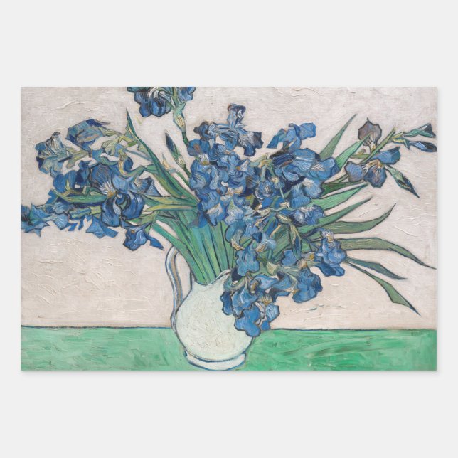 Vincent van Gogh - Irises Wrapping Paper Sheet (Front)