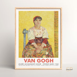 Vincent van Gogh Italian Woman Agostina Segatori Poster