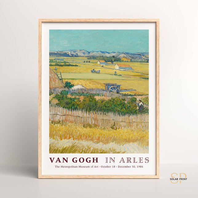 Vincent van Gogh La Crau near Arles Art Print (Creator Uploaded)