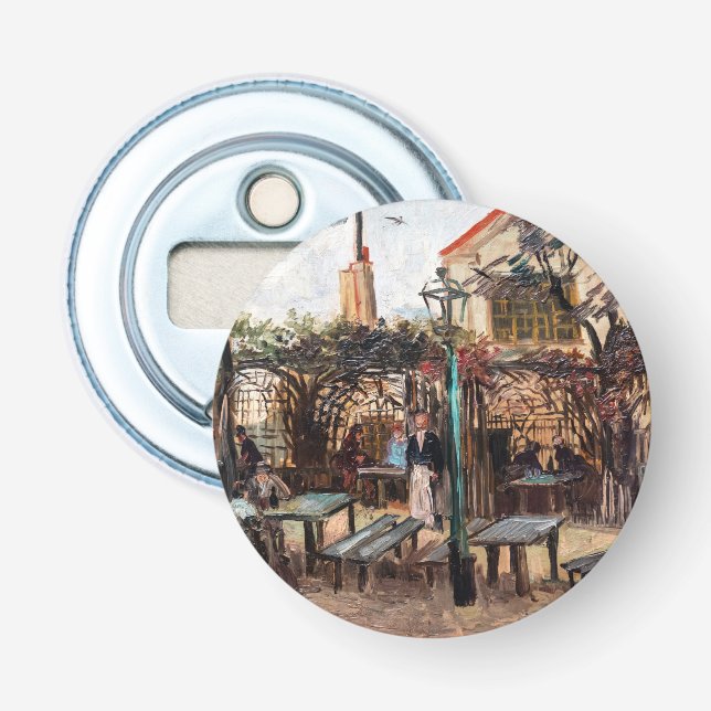 Vincent Van Gogh - La Guinguette on Montmartre Bottle Opener (Front)