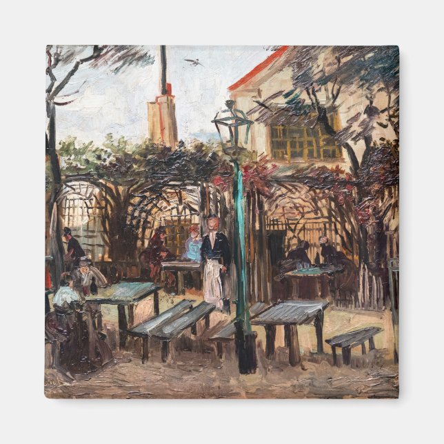Vincent Van Gogh - La Guinguette on Montmartre Magnet (Front)