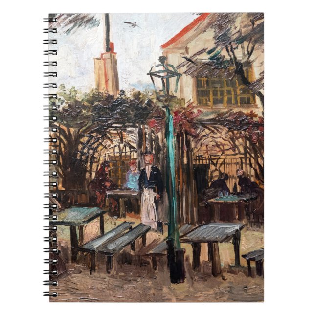 Vincent Van Gogh - La Guinguette on Montmartre Notebook (Front)