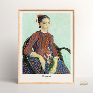 Vincent van Gogh La Mousmé Art Print Vintage