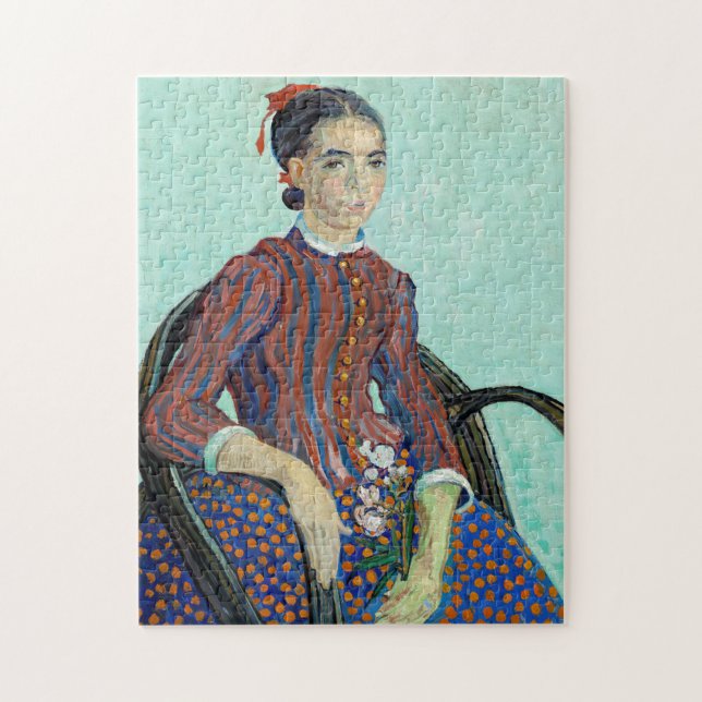 Vincent van Gogh - La Mousme Jigsaw Puzzle (Vertical)