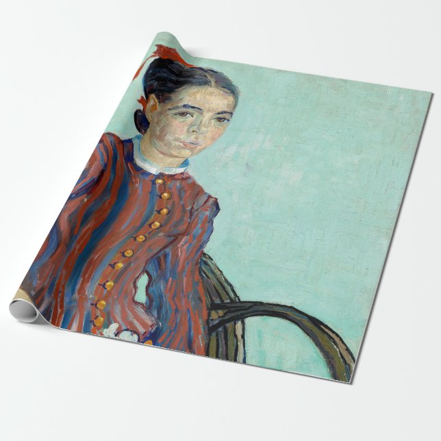 Vincent van Gogh - La Mousme Wrapping Paper (Unrolled)