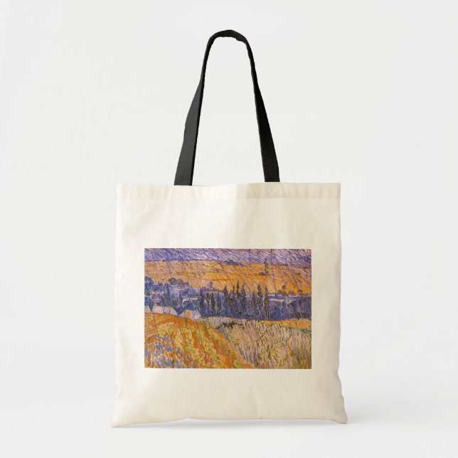 Vincent van Gogh - Landscape at Auvers in the Rain Tote Bag (Front)