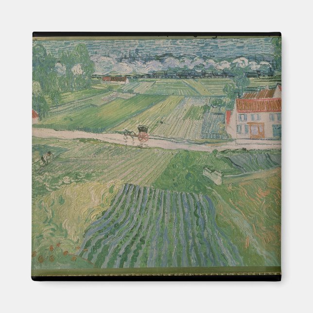 Vincent van Gogh | Landscape at Auvers Magnet (Front)