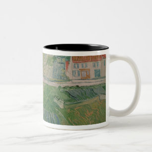 Vincent van Gogh Landscape at Auvers Two-Tone Coffee Mug