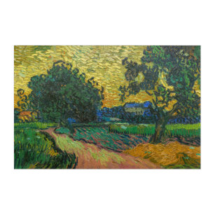 Vincent van Gogh - Landscape at Twilight Acrylic Print