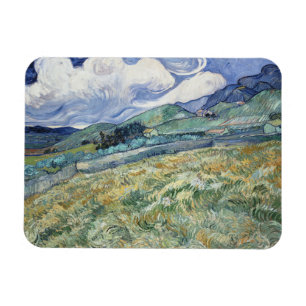 Vincent Van Gogh, Landscape from Saint-Remy Magnet
