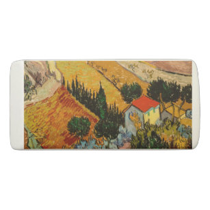 Vincent van Gogh - Landscape, House and Ploughman Eraser