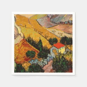 Vincent van Gogh - Landscape, House and Ploughman Napkin