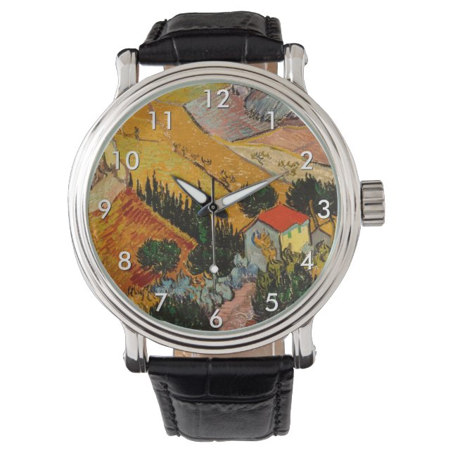 Vincent van Gogh - Landscape, House and Ploughman Watch (Front)