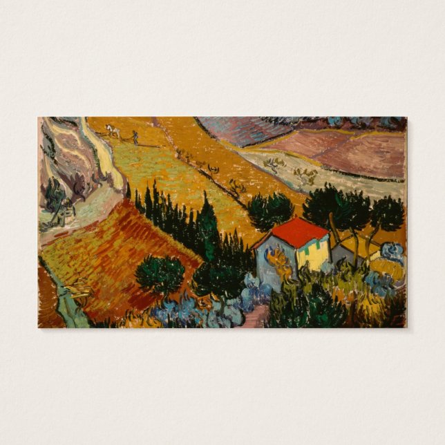 Vincent van Gogh | Landscape w/ House & Ploughman (Back)