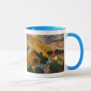 Vincent van Gogh Landscape w/ House & Ploughman Mug
