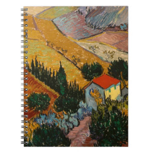 Vincent van Gogh Landscape w/ House & Ploughman Notebook
