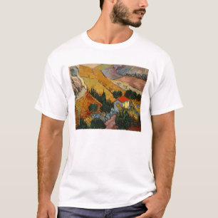 Vincent van Gogh   Landscape w/ House & Ploughman T-Shirt
