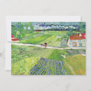 Vincent van Gogh - Landscape with Carriage & Train Thank You Card