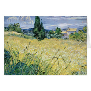 Vincent van Gogh Landscape with Green Corn, 1889