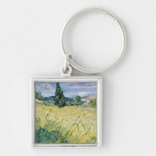 Vincent van Gogh   Landscape with Green Corn, 1889 Key Ring