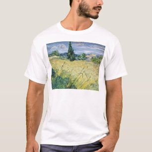 Vincent van Gogh Landscape with Green Corn, 1889 T-Shirt